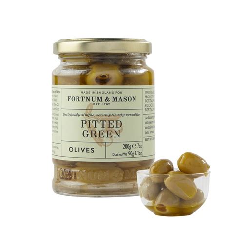 Pitted Green Olives In Brine Vegan 200g