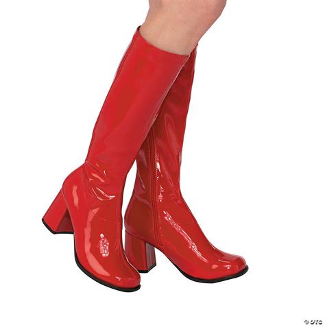 Women’s Red Go-Go Boots | Oriental Trading