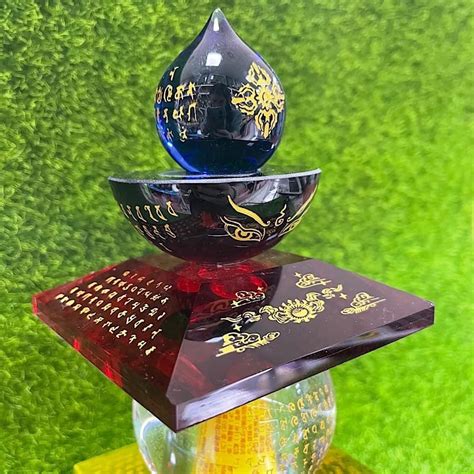 Пагода 5 элементов кристальная с мантрами - Энергия Ци