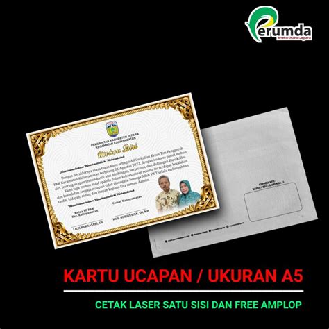 kartu ucapan ukuran