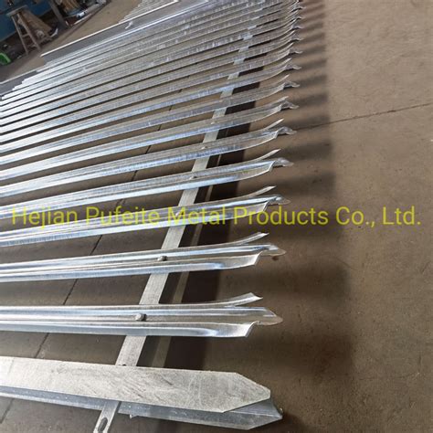 Hot DIP Galvanised W Pale Picket High Security Palisade Fencing China