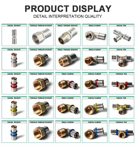 Ifan Hot Selling Cw617 Brass Pex Pipe Fittings Coupling Plumbing