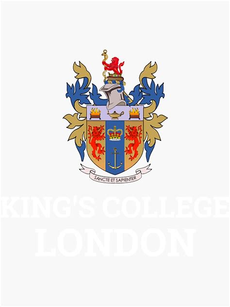 Kings College London University Logo Sticker For Sale By Frankmarr