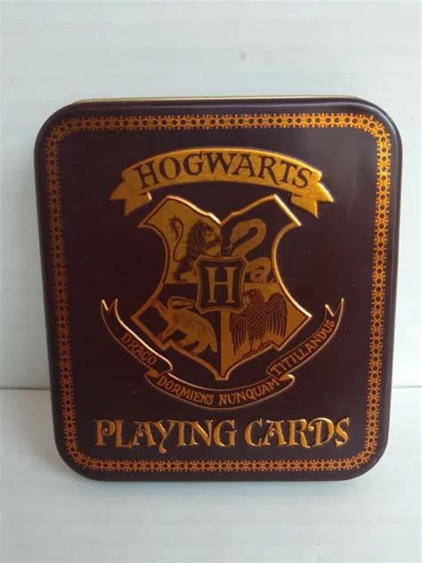 HARRY POTTER HOGWARTS Playing Cards Collectors Tin Cards Sealed 8