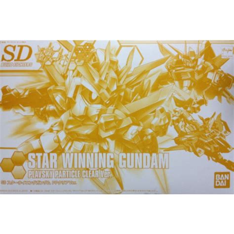 P Bandai Sdbf Sd Star Winning Gundam Plavsky Particle Clear Ver