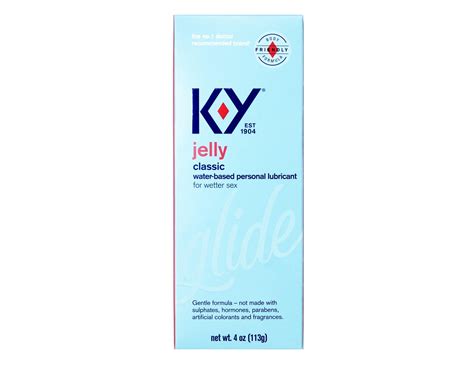 K Y Jelly Glide Sex Lube Water Based Personal Lubricant For Men Women 4 Oz Walmart