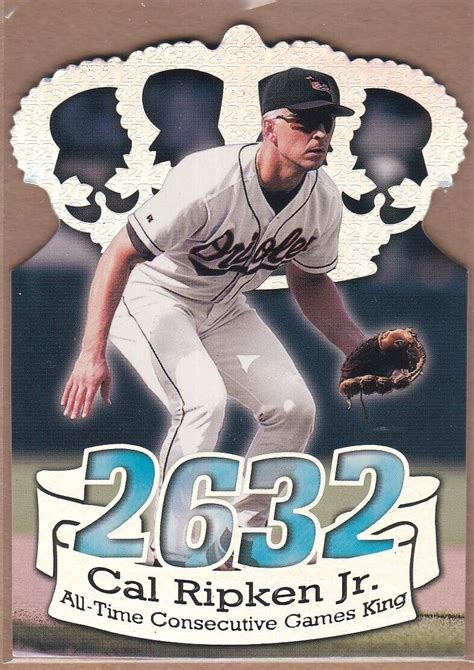 Pacific Private Stock Home Run History Cal Ripken Jr Silver Crown