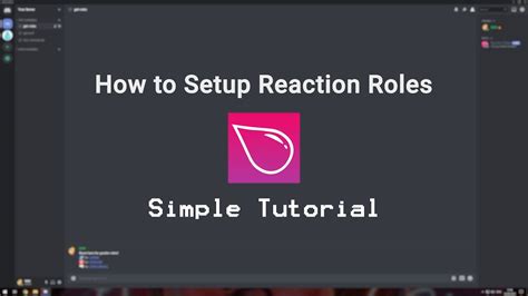 How To Make Reaction Roles On Discord Easy Method 2021 YouTube