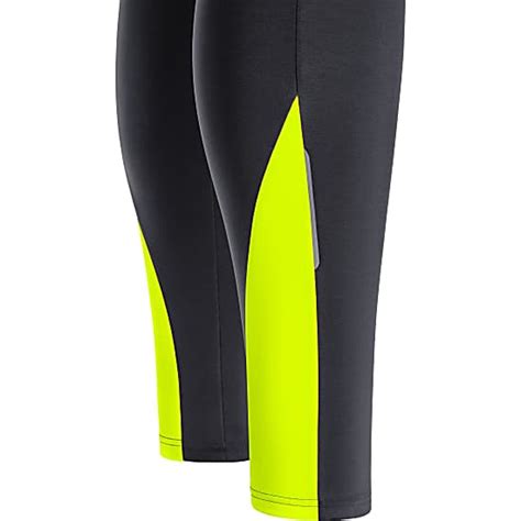 Gore M C3 PARTIAL GORE TEX INFINIUM THERMO TIGHTS Black Neon Yellow