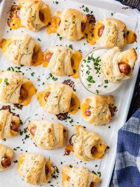 Lil Smokies Pigs In A Blanket Cheesy Recipe Expert