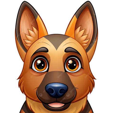 Shepherd Sidekicks Pair Of German Dog Clip Art Friends, Cartoon Dog
