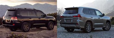 2020 Toyota Land Cruiser Vs 2020 Lexus Lx570 What S The Difference Autotrader