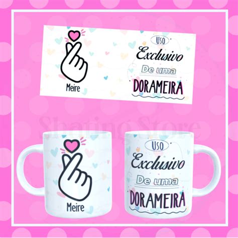 Caneca Uso Exclusivo De Uma Dorameira Nome