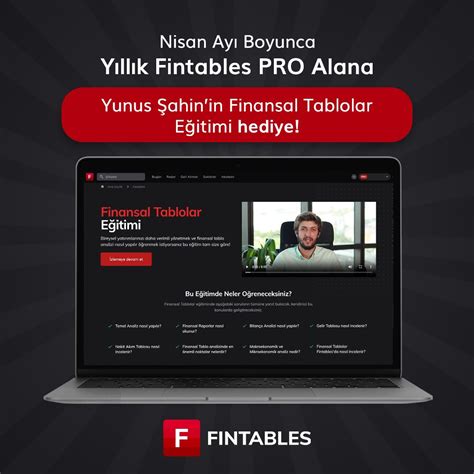 Fintables On Twitter Nisan Ay Boyunca Y Ll K Fintables Pro Yeli I