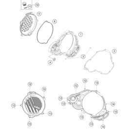Couvercle Dembrayage Pour Exc Eu Esprit Ktm