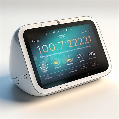 premium ai image isolated  amazon echo show  smart display