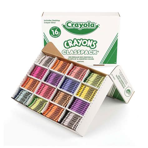 Crayola Crayons Classpack® 16 Colors 800 Count Web Exclusives