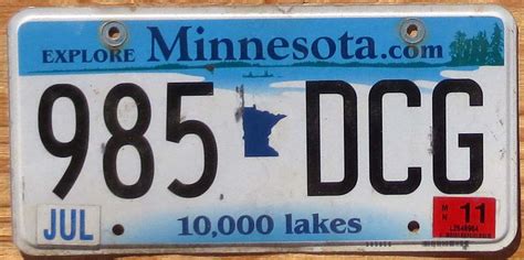 2011 Minnesota vg- | Automobile License Plate Store: Collectible ...