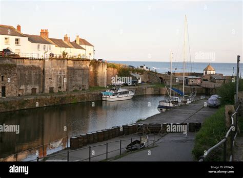 Historic Charlestown harbour, Cornwall Stock Photo - Alamy