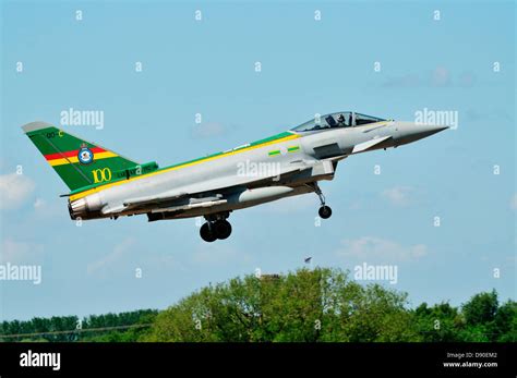 Eurofighter Typhoon Landing At Raf Coningsby This Aircrafts Tail Has