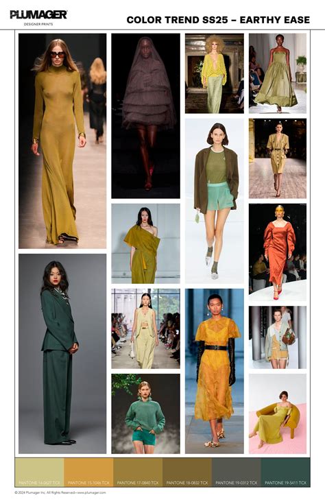 Color Trend Forecast Spring Summer 2025 Plumager Inc Trend