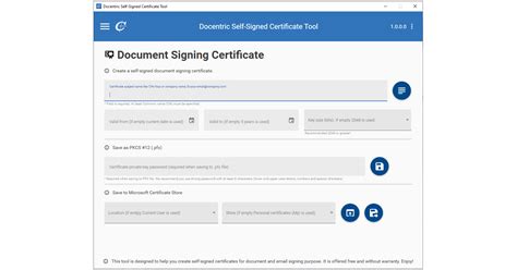 Free Self-Signed Certificate Generator