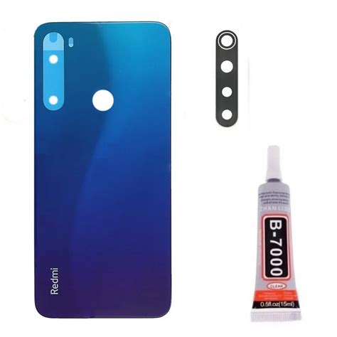 Tampa Vidro Traseira Xiaomi Redmi Note 8 Lente E Cola Escorrega o Preço