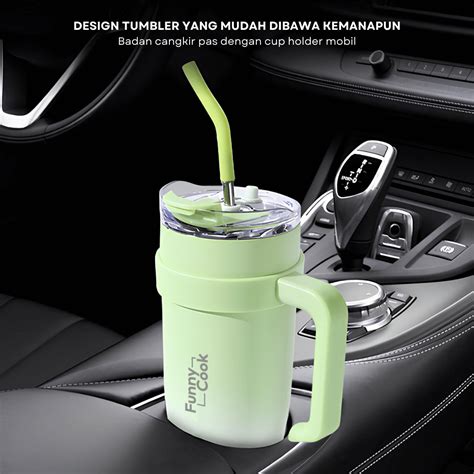 Jual Funnycook Tumbler Ml Hot And Cold Bpa Free Botol Minum Tumbler Liter Bebas Bpa