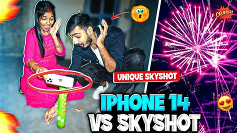 Iphone 14 Pro Max Vs Skyshot Testing New Unique Skyshot And Crackers