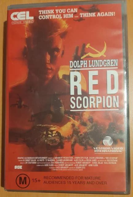 Red Scorpion Vhs Movie Dolph Lunddgren Big Box Ex Rental