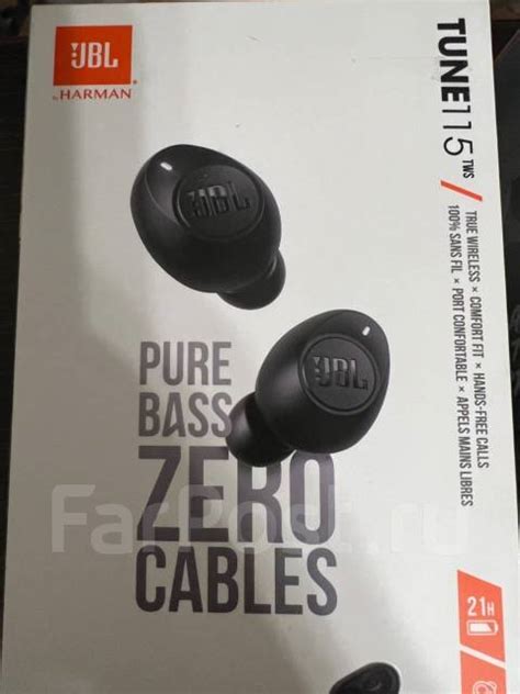 Беспроводные наушники JBL Tune 115 TWS, б/у, в наличии. Цена: 1 000₽ во ...