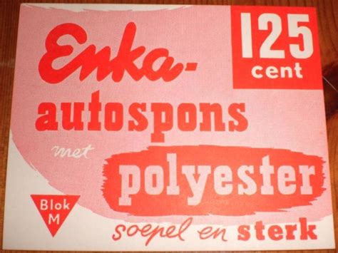 Enka Autospons Met Polyester Soepel En Sterk Cent Blok M