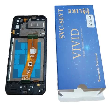 Tela Frontal Display Galaxy A04e Aro Vivid Orig Nacional Parcelamento