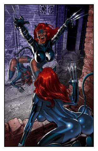 Superhero Catfights Female Wrestling Combat Luscious Hentai Manga Porn