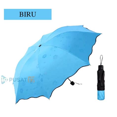 Jual PAYUNG MAGIC 3D LIPAT UMBRELLA PORTABLE PAYUNG HUJAN ANTI