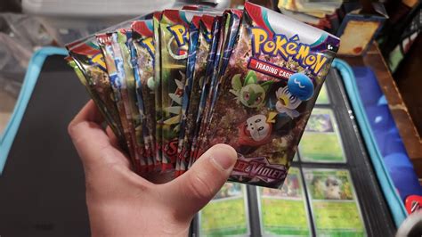 Pok Mon Tcg Scarlett Violet Binder Update Booster Pack Opening