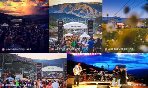 Snowmass Free Concert Series Summer Lineup Alpine Propery