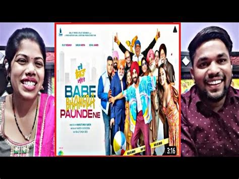 Babe Bhangra Paunde Ne Official Trailer Diljit Dosanjh Sargun Mehta Sohail Ahmed Reaction