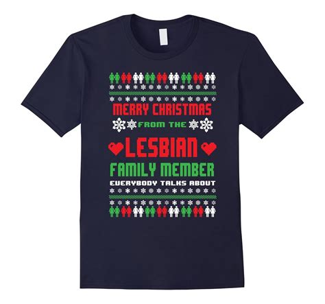Merry Christmas Funny Lesbian T Shirt CL Colamaga