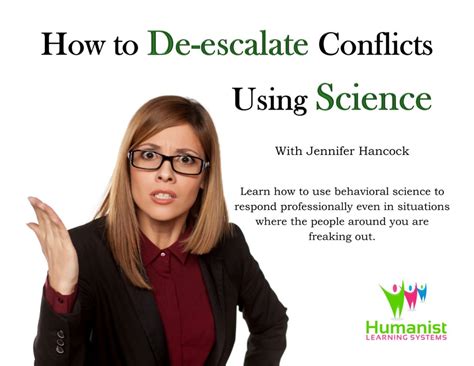 How to De-Escalate Conflicts Using Behavioral Science – Humanist ... 