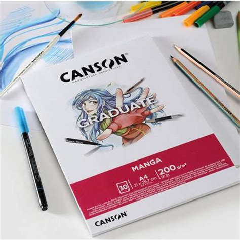 Canson Graduate Blocco Manga Mondo Artista