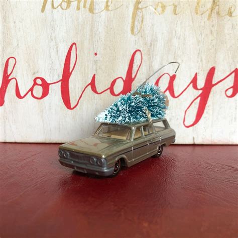 1964 Ford Fairlane Station Wagon Carrying Christmas Tree Etsy