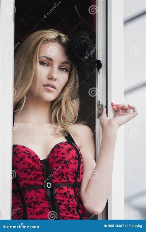 Blonde Woman Stock Image Image Of Makeup Perfect Cosmetic 95514307