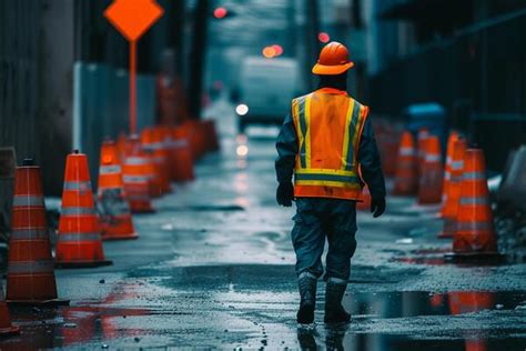 Road Construction Worker Stock Photos Images And Backgrounds For Free