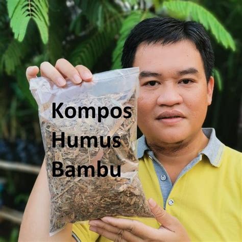 Jual Kompos Humus Daun Bambu Kering Liter Pupuk Organik Mulsa Alami