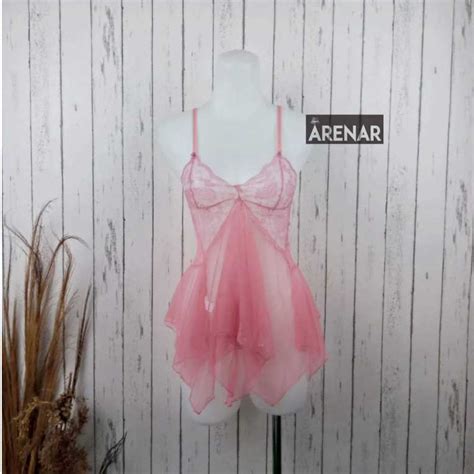 Jual SKA395 HANYA UKURAN S Sexy Lingerie Babydoll Baju Tidur Tipis Transparan Shopee Indonesia