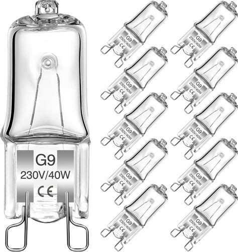 Osram 10er Pack Halopin 66733 33 Watt 230 Volt G9 Halogen dimmbar ...