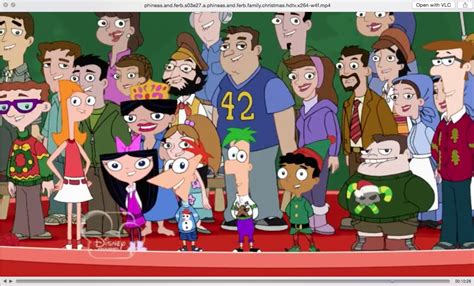 A Phineas & Ferb Family Christmas Season 3, episode 27 Finale song. 42 on a t-shirt, worn by an ...