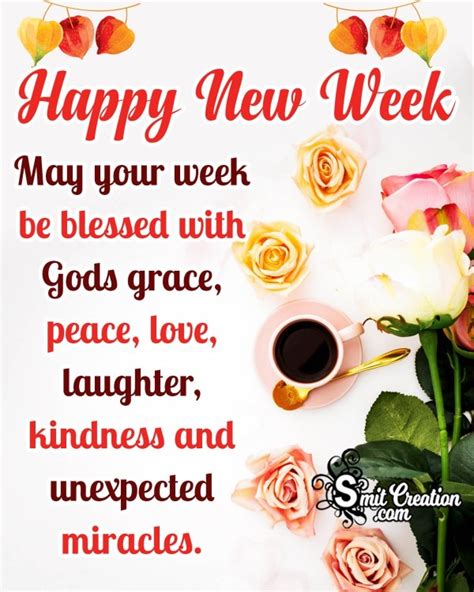 New Week Quotes Wishes Pictures And Graphics For Different Festivals