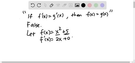 SOLVED Verdadero O Falso En Los Ejercicios 87 92 Determine Si El